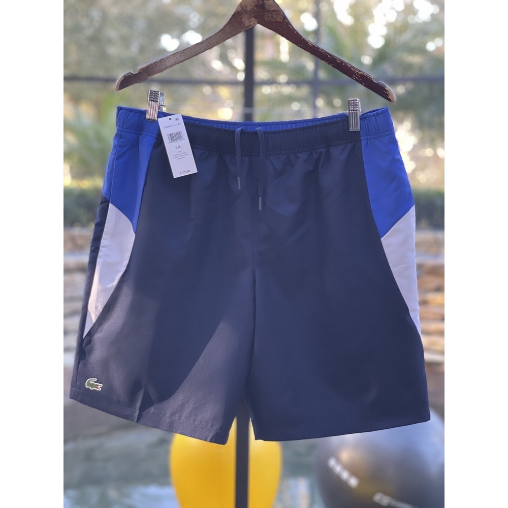 Lacoste 4XL Men's Blue 7" Sport Mesh Lined Tennis Shorts GH8925 New